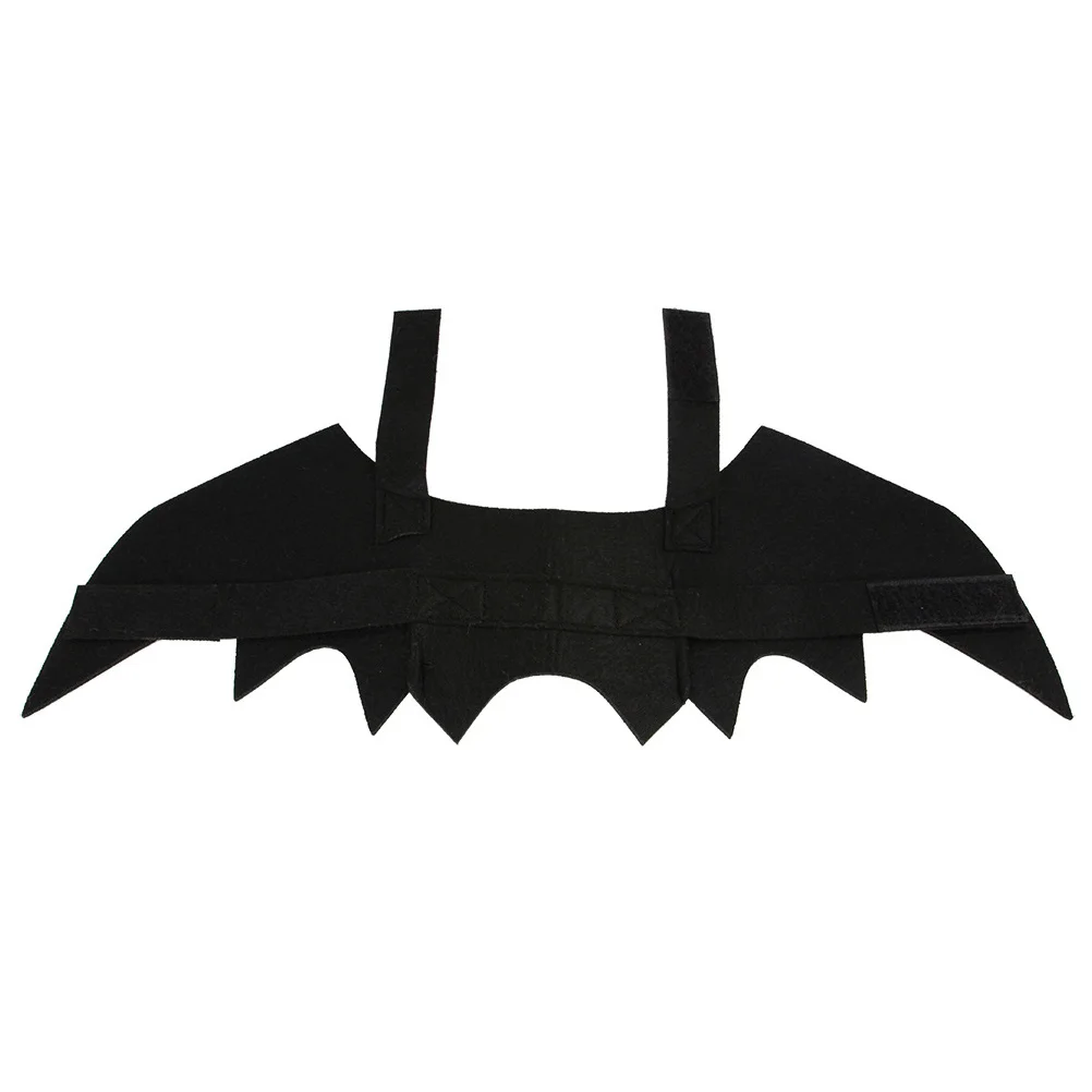 

Halloween Pet Bat Wings Adjustable Black Average Size Costume Bat Wings with Bell for Dog Cat Pet Costume Accessory