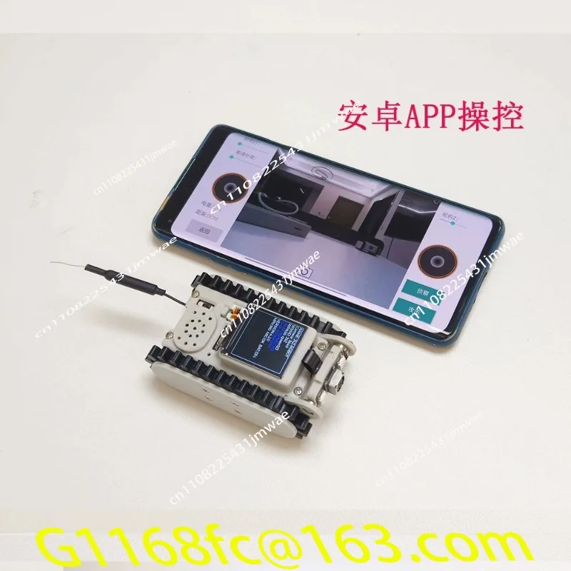 Robot Track Intelligent Car Open Source Data WIFI Video Vision Programmable Robot
