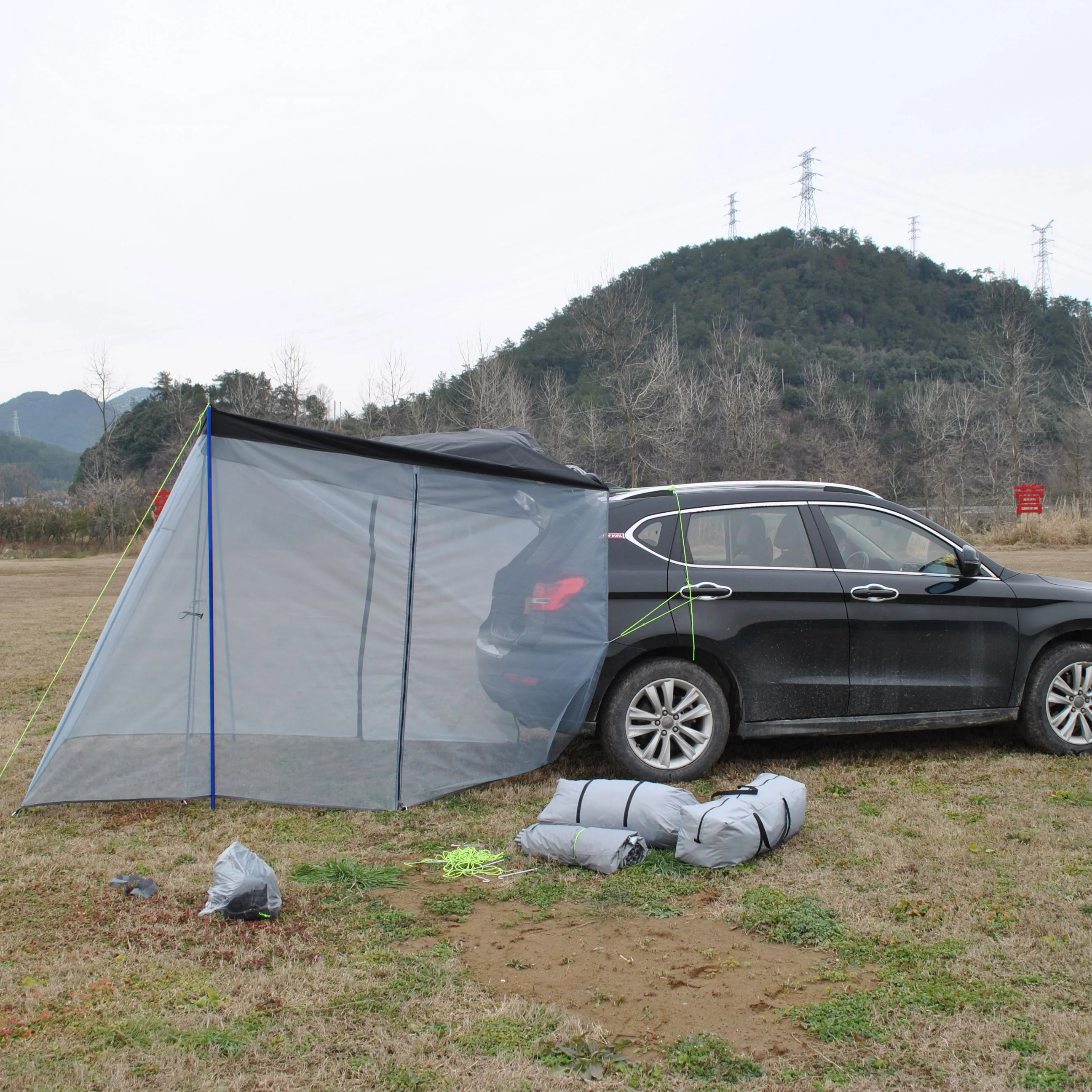 CZX-563 Car Rear Tent Awning Sun Shelter Portable Tent with Mosquito Net, SUV awning,Car Canopy,Car Awning Sun Shelter tent