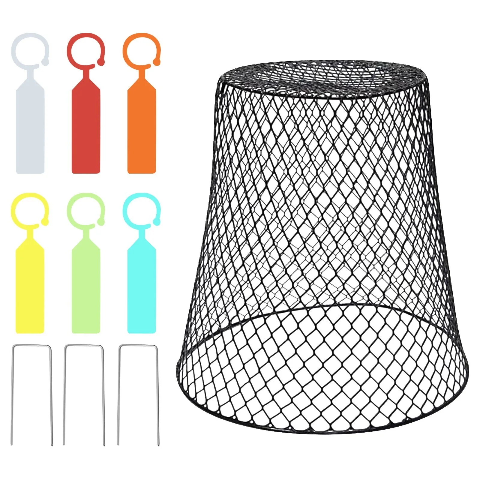 1/5/10pcs Chicken Wire Cloche Plants Slug Protection Rings Vegetables Cover Plant Guard Pest Control Trapper Garden Tool
