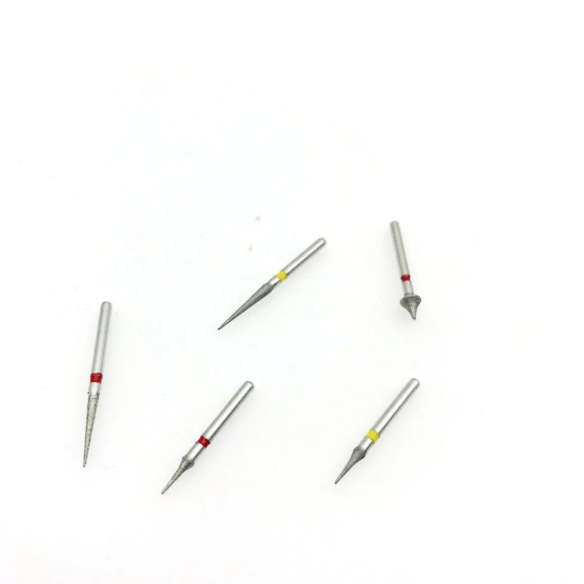 Dental Interproximal Enamel High Speed Diamond Burs Tooth Drill Set 5pcs/kit