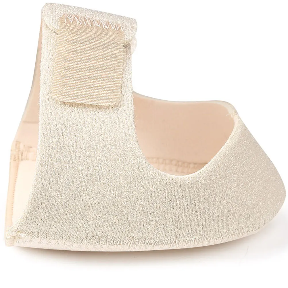 Protectores de manga antideslizante, almohadillas transpirables para el talón, alivio del dolor, soporte para el talón, cubiertas protectoras para los pies, herramienta para el cuidado de los pies, 1 par