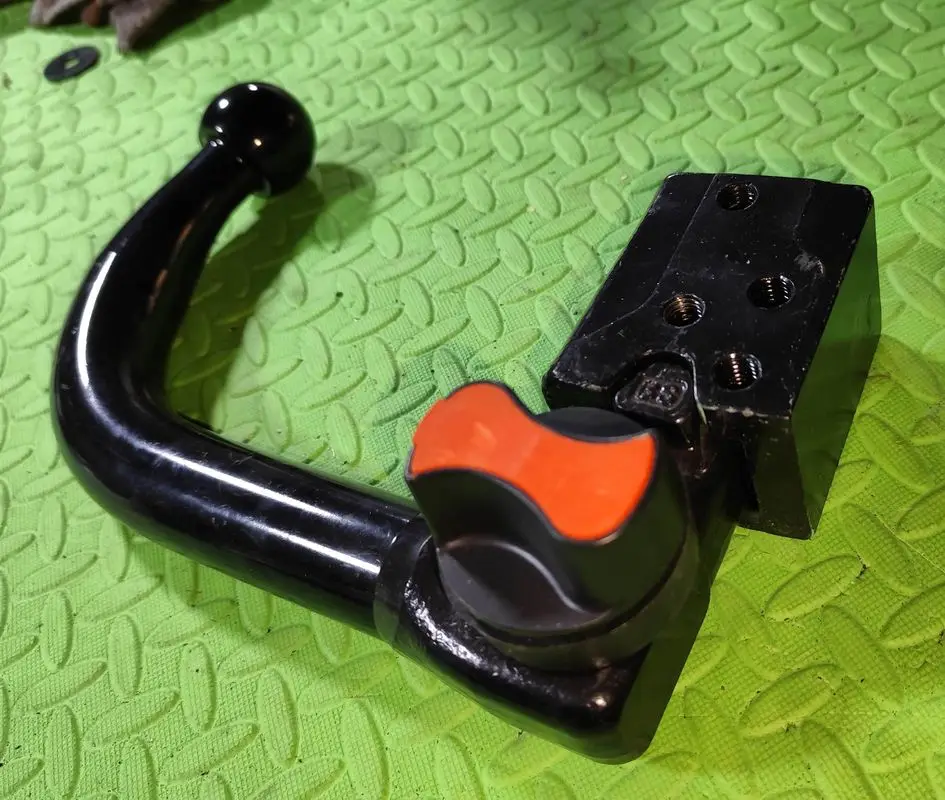 

Detachable Ball Type Fixed Trailer Hitch Hook Invisible Kits Swan Neck Vertical Removable Towbar with Lock Key for Universal