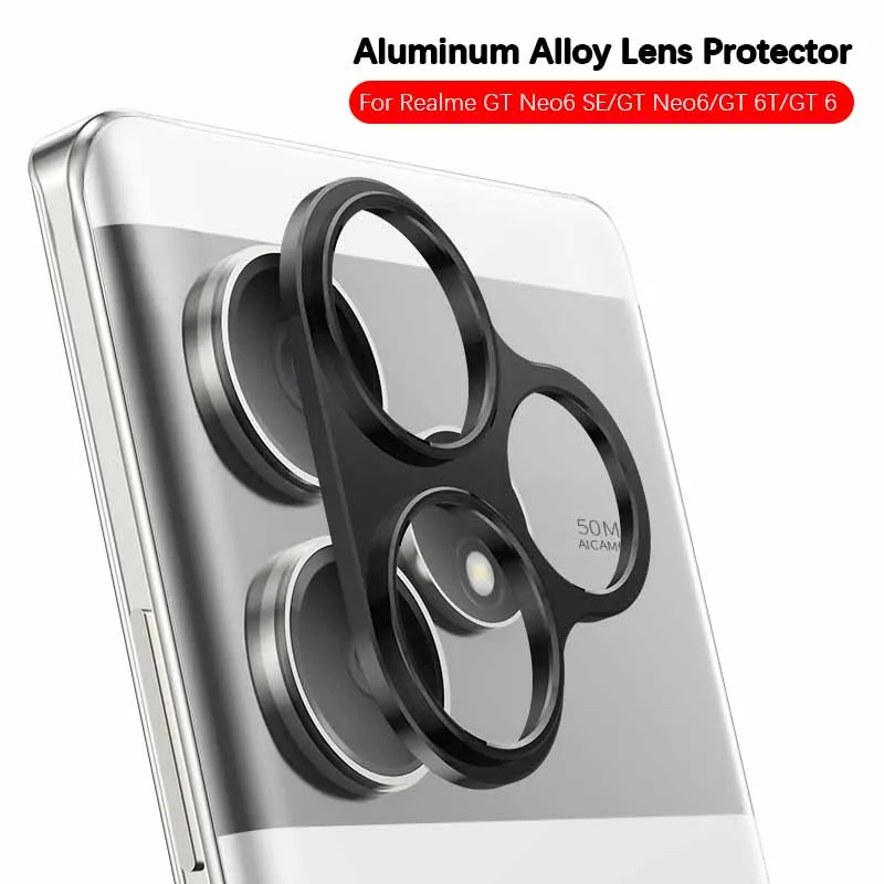 Aluminum Alloy Camera Protector Cover For Realme GT Neo6 Neo 6 SE Neo6SE Metal Back Lens Ring Case Cap For Realme GT 6T GT6 6 T