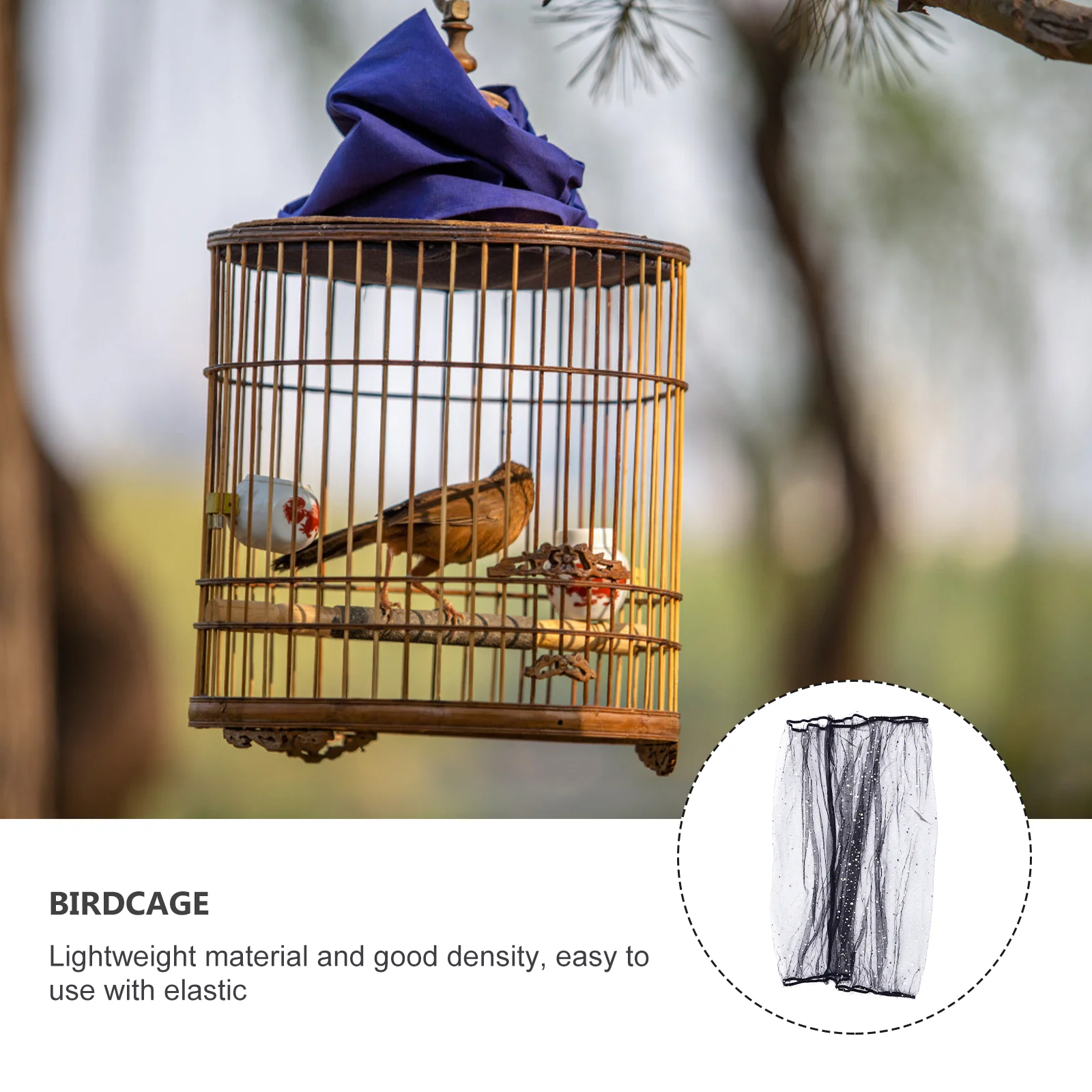 

1Pc Premium Material Bird Cage Cover Prevent Splashing Gift