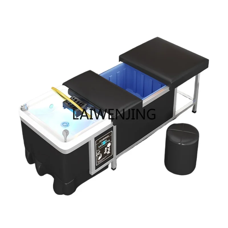 

LYN beauty salon special free up and down water shampoo bed barber shop water storage type constant temperature massage bed