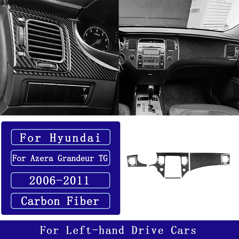 Panel De Ventilación Central De Fibra De Carbono Para Hyundai Azera Grandeur Tg 2006-2011, Accesorios Para Auto, Adhesivo Decorativo Interior — -50%, 55.39€ Coupon, from 55.39€ – 50% descuento – €55.39