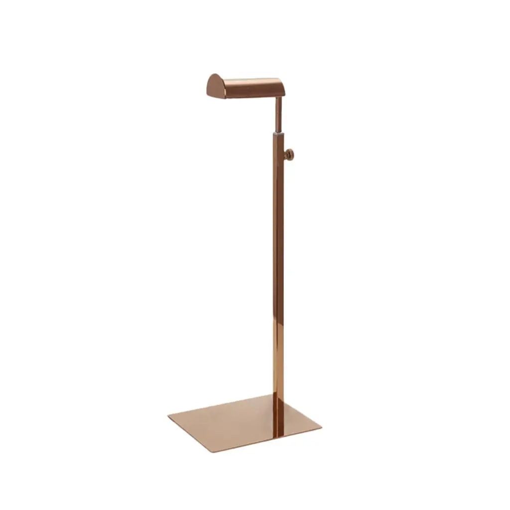 Metal Handbag Rack Display Elegant Single Side Adjustable Height 36-60cm Handbag