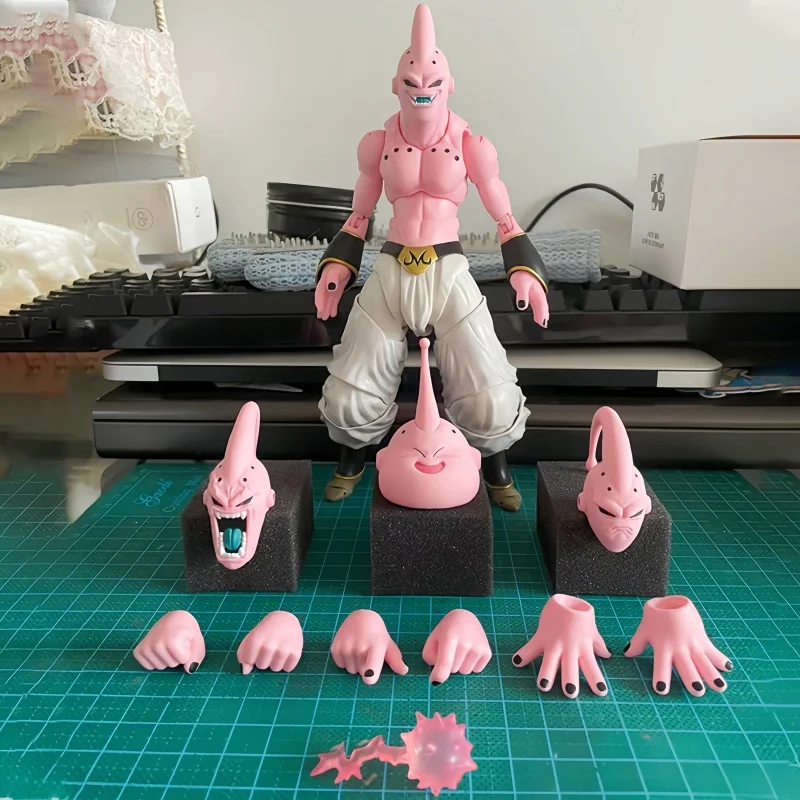 

24cm In Stock 1/7 Dragon Ball Super Saiyan Anime Figurine Majin Buu Figurine Frieza Figure Models Collection Decoration Toy Gift