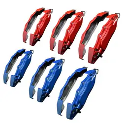 2Pcs/set Brake Caliper Cover Aluminum Alloy Brake Caliper Protector Car Decor Accessories For Disc Brake