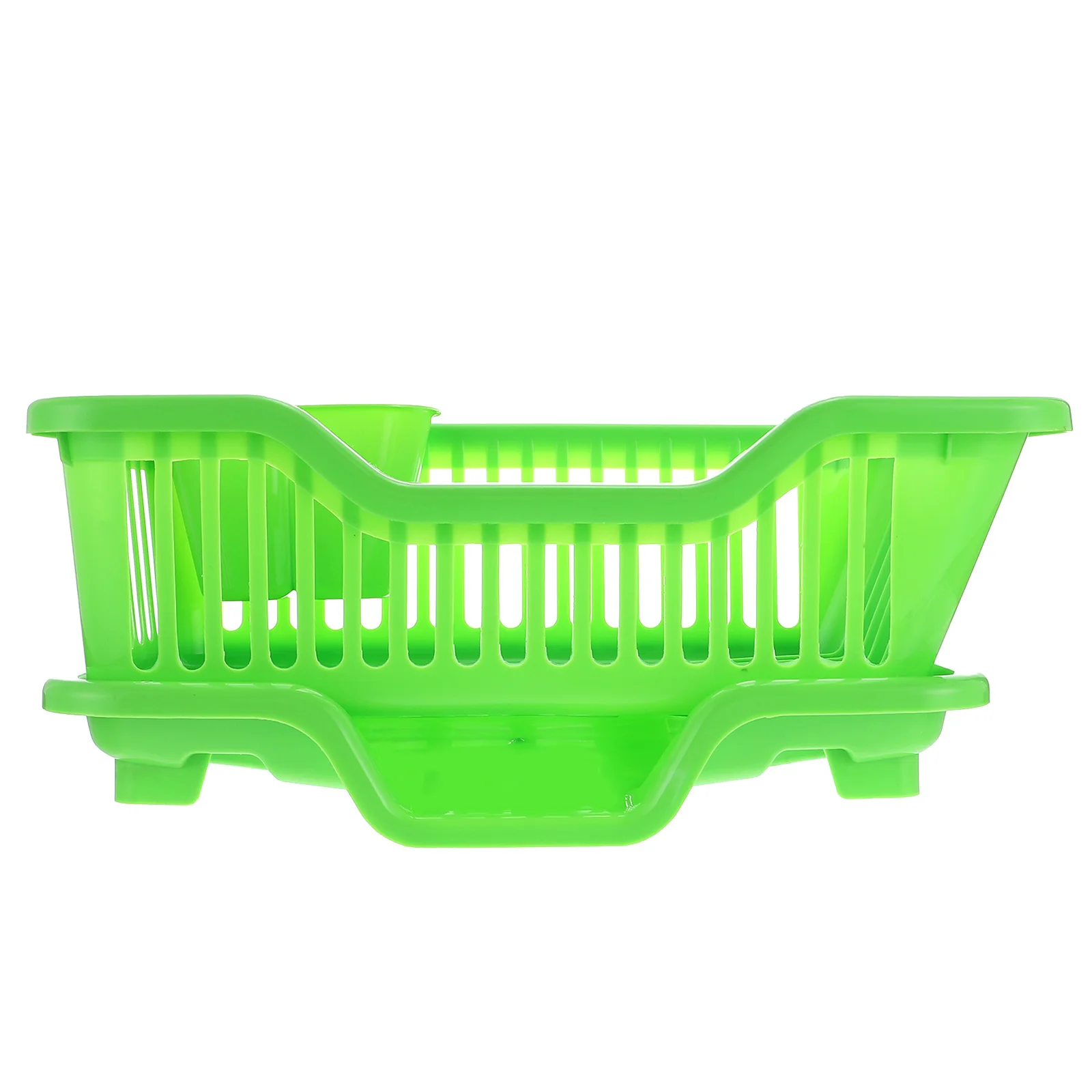 

1Set Dish Drainer with Drainage Design Large Capacity Plastic Draining Rack for Kitchen Storage Shelf Household Dish Drying Rack