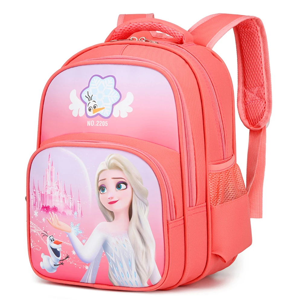 

Disney Frozen Cartoon School Bags for Girls Fashion Trend Color Matching High-capacity Waterproof Comfortable Durable Backpack