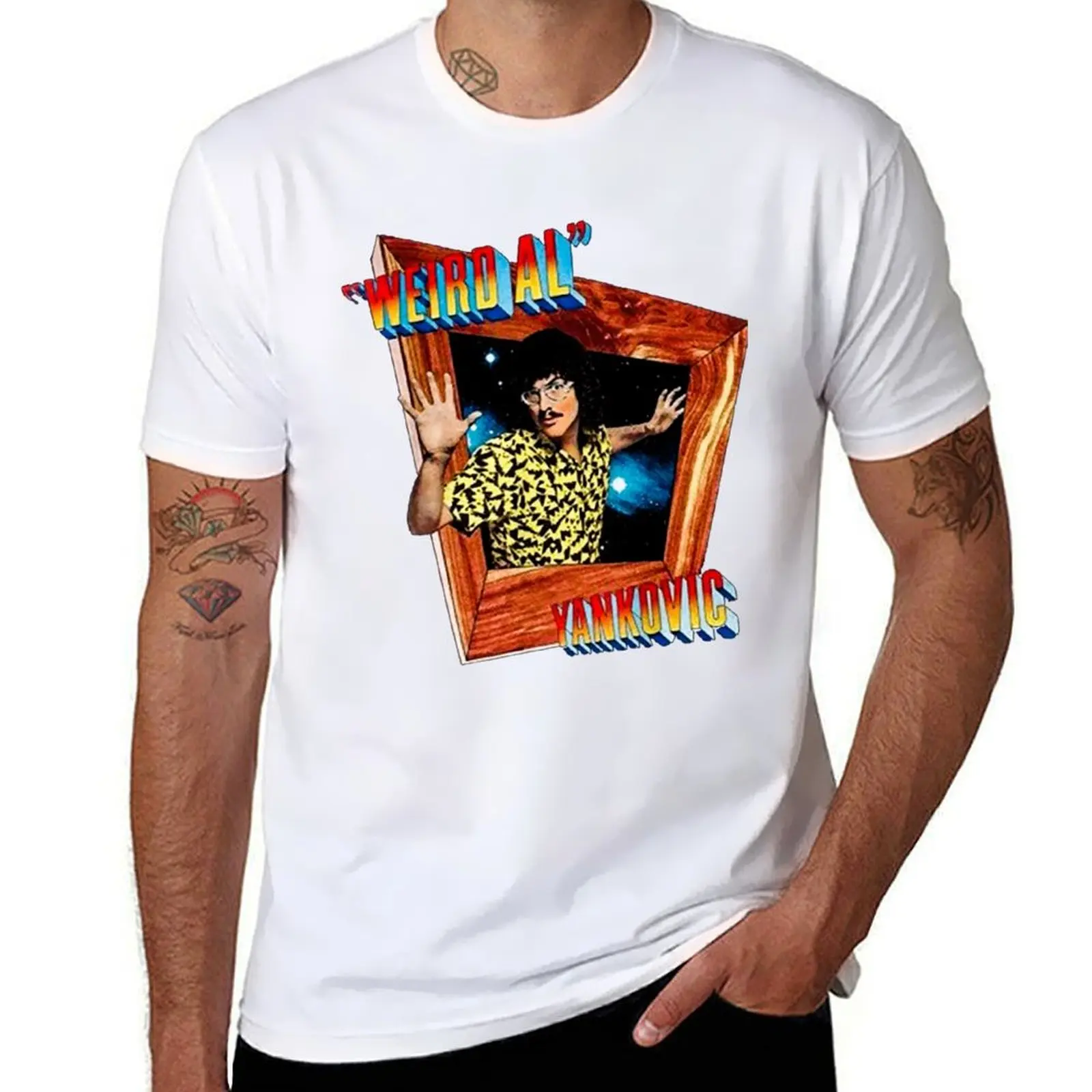 

Weird Al Yankovic T-Shirt t shirt for man 100 percent cotton funny t shirts dark humor T-Shirt
