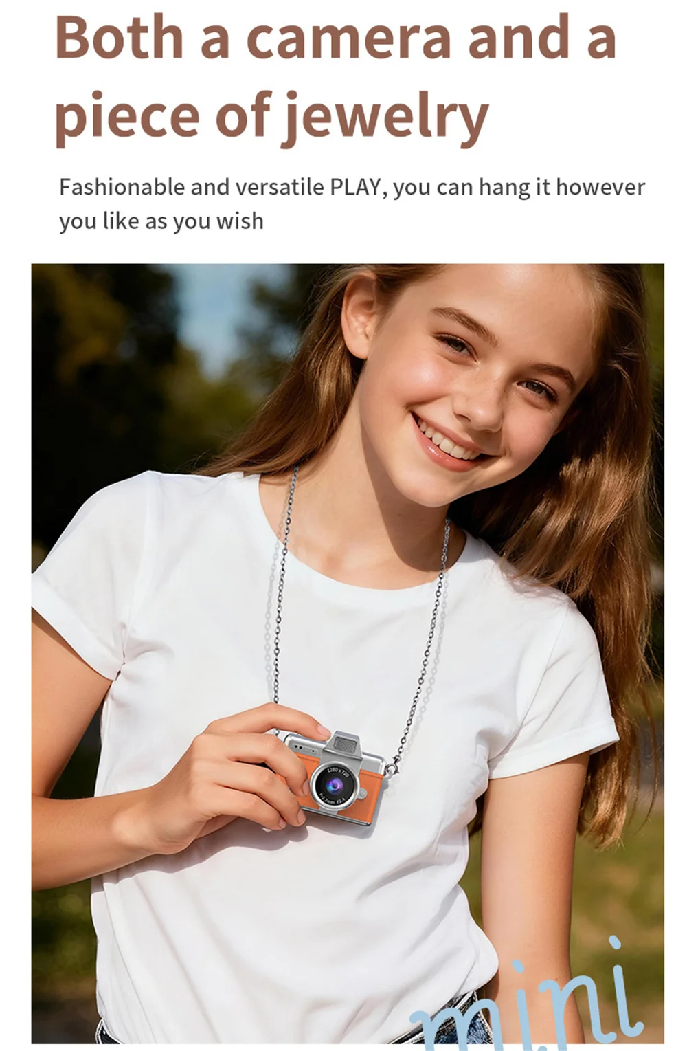 1080P Thumb Mini Camera Keychain Digital Camera Retro Camera HD Photo Travel Outdoor With Screen Support Memory Card for Kids