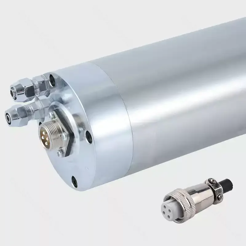 62mm 1.2KW ER11 Water Cooled Spindle Motor, 24000RPM CNC Router Engraving Motor for Wood Metal Mold Machining