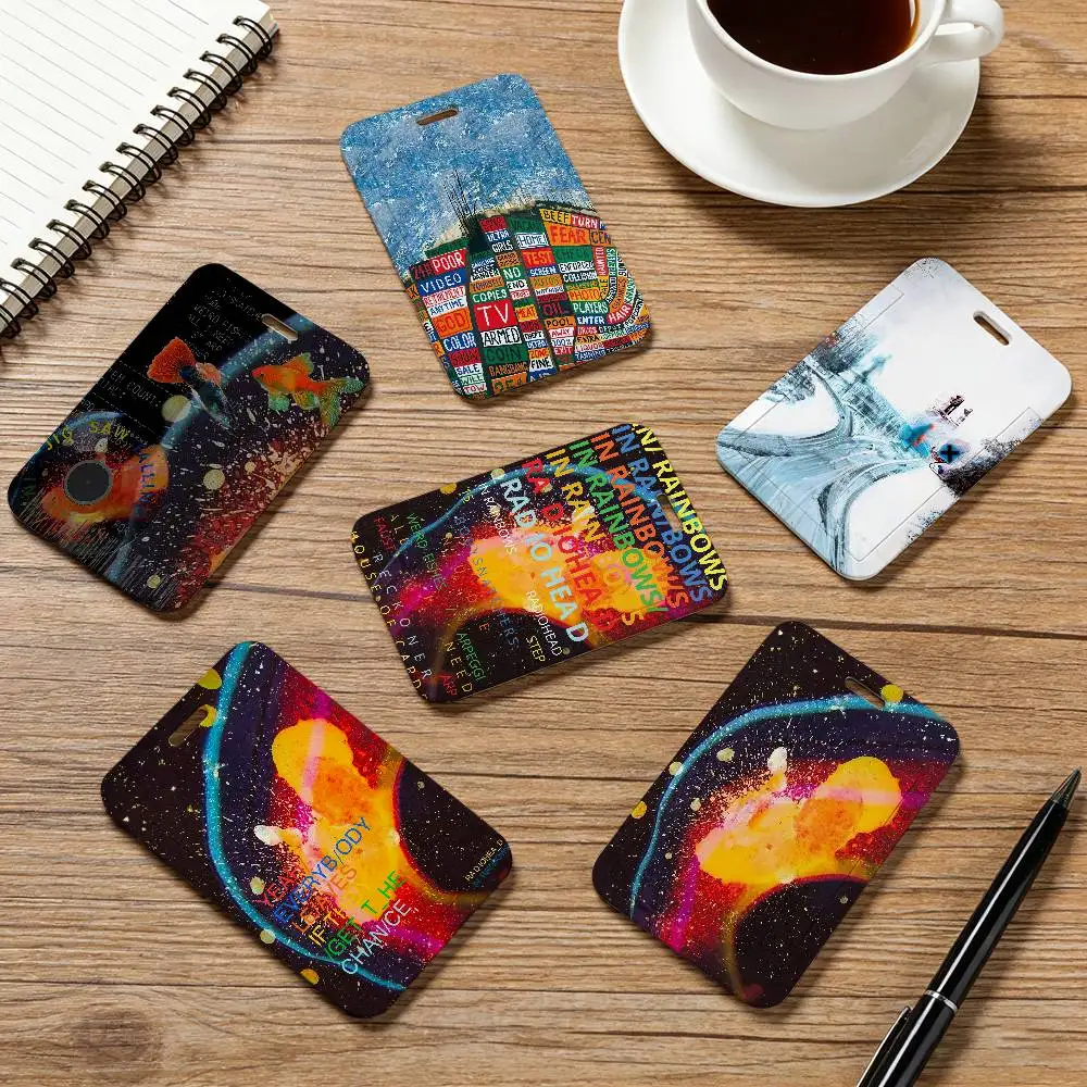 

Держатель для карт Band R-Radiohead: для кредитных карт, ID-карт, пропусков, с ремешком на шею