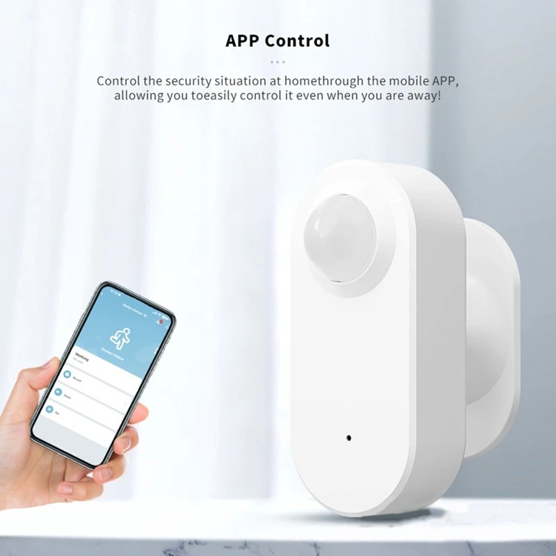 Tuya Zigbee Human Presence Detector,Luminance/Distance Detection, Smart PIR Motion Sensor Support Zigbee 3.0