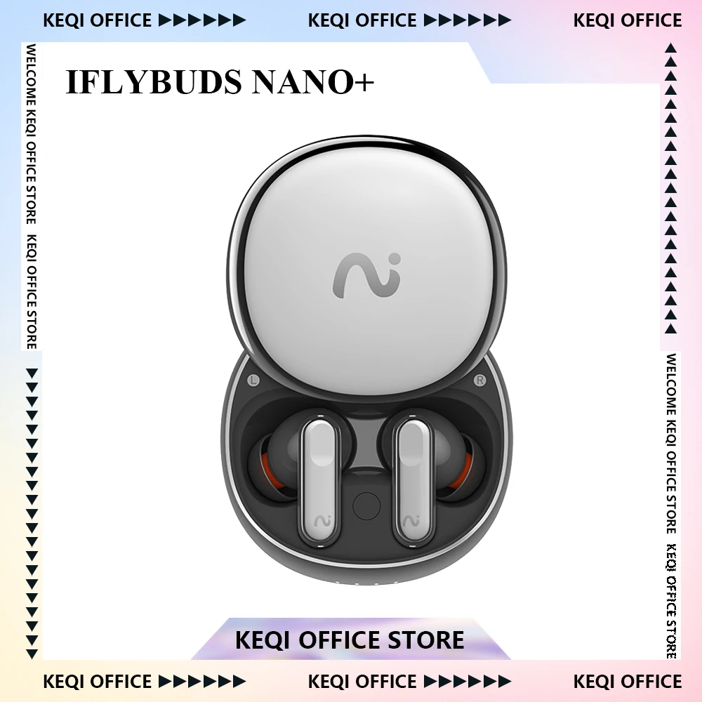 Iflybuds Nano Plus Bluetooth Headset Real-time Translation Great Noise Reduction Conference Recording Transcription Headphones