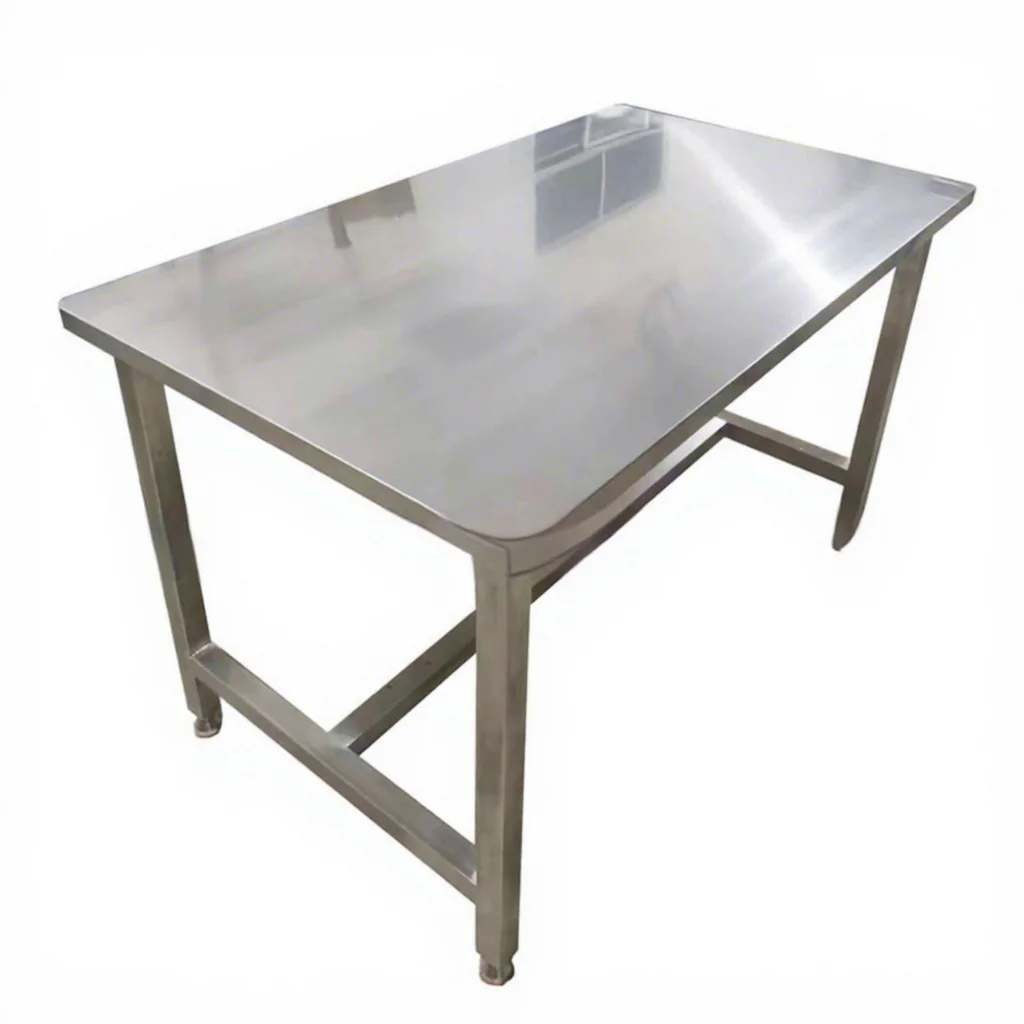 Source Factory 304 Stainless Steel Workbench Table Factory Workshop Food Packing Operating Thickened Board Strong Load Bearing