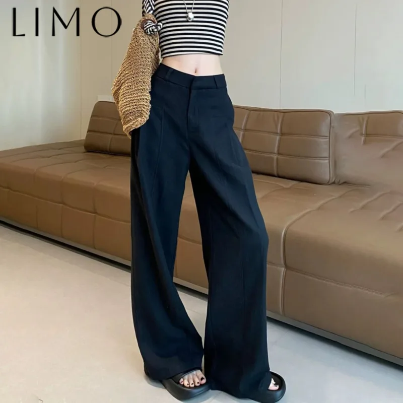 

LIMO Elegant Linen Wide Leg Pants Women 2025 - Boho Loose Palazzo Trousers, High Waist Flowy Lounge Pants, Casual Chic Comfort