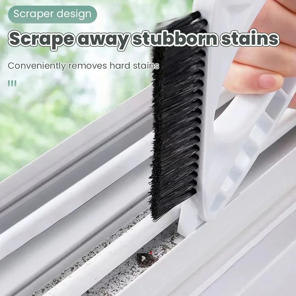 Window Slot Cleaning Brush Glass Window Frame Door Slot Gap Cleaning Detergent Sliding Door Track Household Kitchen Cleaning