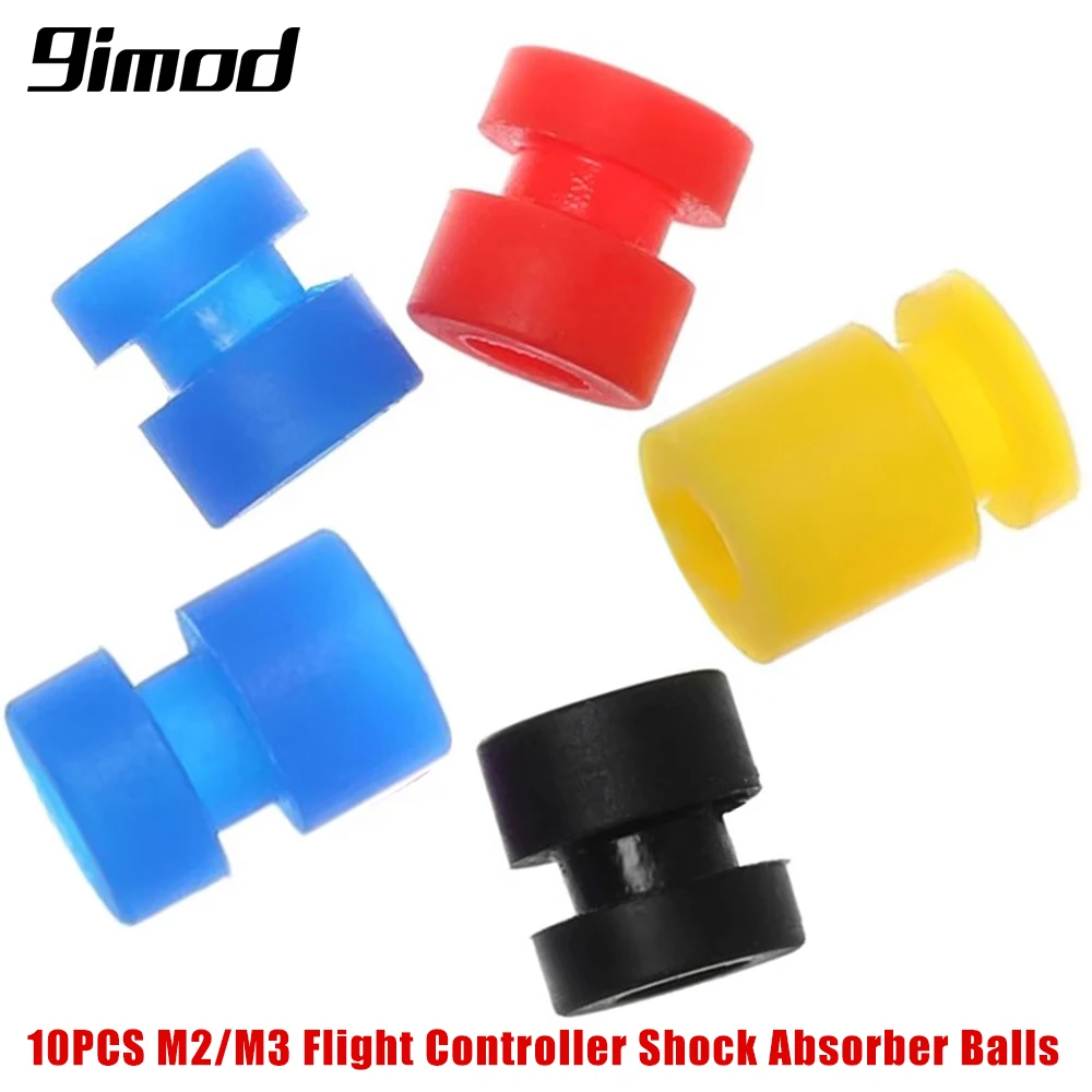 9IMOD 10pcs M2/M3 RC Rubber Shock Absorber Balls for F3 F4 F7 Flight Controller FPV Quadcopter Anti Vibration Soft Mount Ball