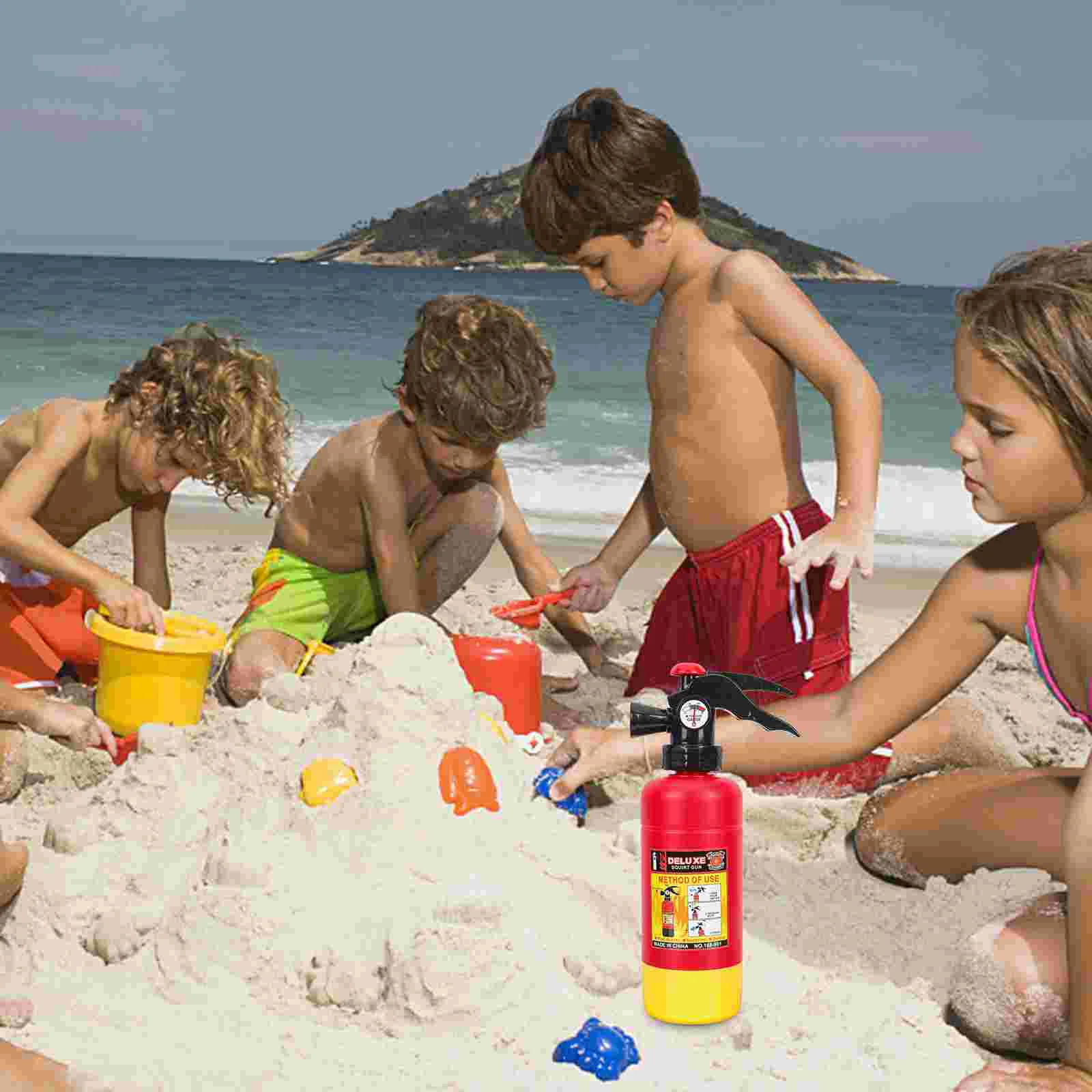 Extincteur jouet Brindisi pour enfants, fournitures de fête, pulvérisation rouge, plage, enfant