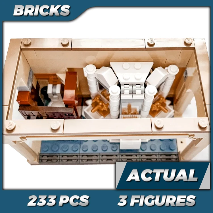 217pcs Magical World of Wizards Poly Transform Potion Mistake School Bathroom 60135 Building Kits Toy Compatible With Bricks