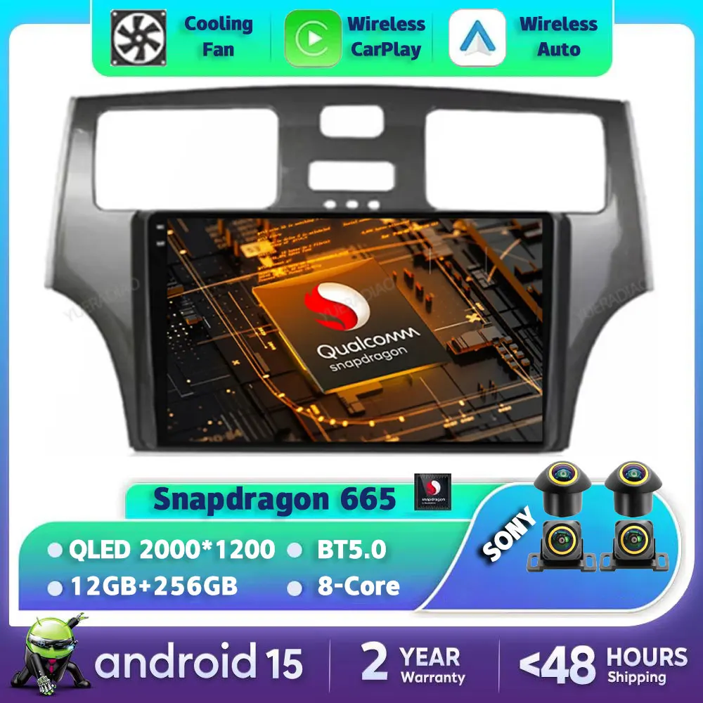 

Android 15 Car Radio For Lexus ES300 ES330 XV30 ES250 2001 - 2006 Multimedia Stereo Video Player Head Unit 4G WIFI QLED GPS NAVI