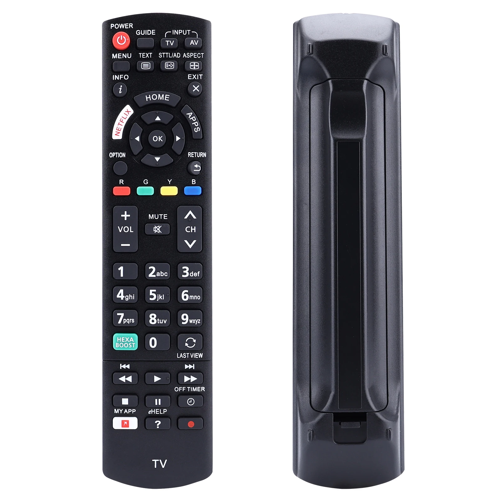 

Mando a distancia Universal para TV Panasonic, совместимый с N2QAYB000604, N2QAYB00815, N2QAYB000181, N2QAYB000182, N2Qayb00118