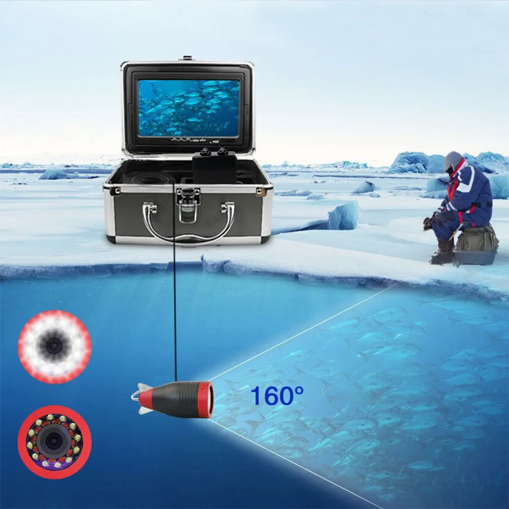 Erchang visual fish finder night vision anchor fish high-definition underwater camera video to find fish fishing equipment