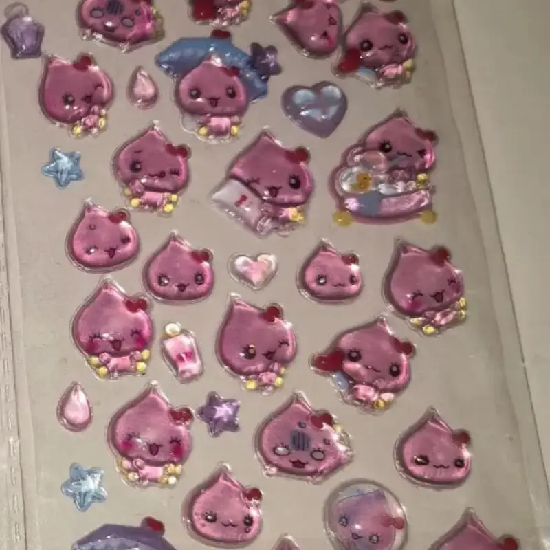 

Kawaii мультфильм капли воды 3D наклейки справочники украшения чехол для телефона на холодильник студенческая награда игрушка подарок периферийные устройства