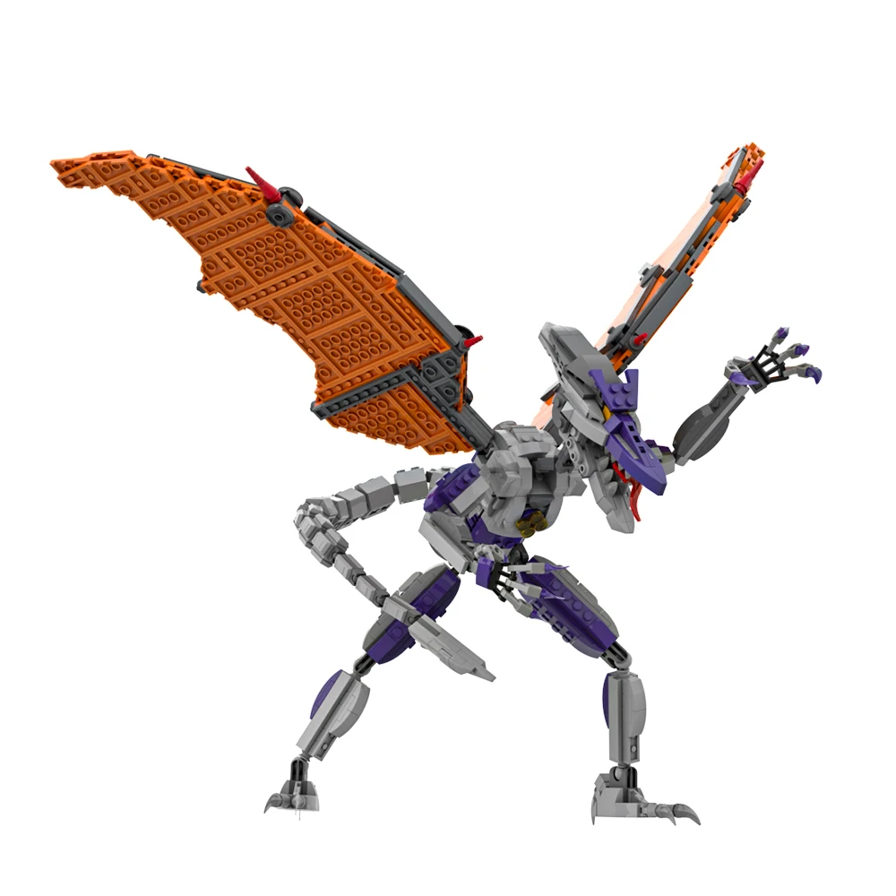 

MOC Cyborg Space Pirate Captain Model Building Blocks Horror Dinosaur Mecha Riddles Combat Action Figure Animal Brick Toy Gift