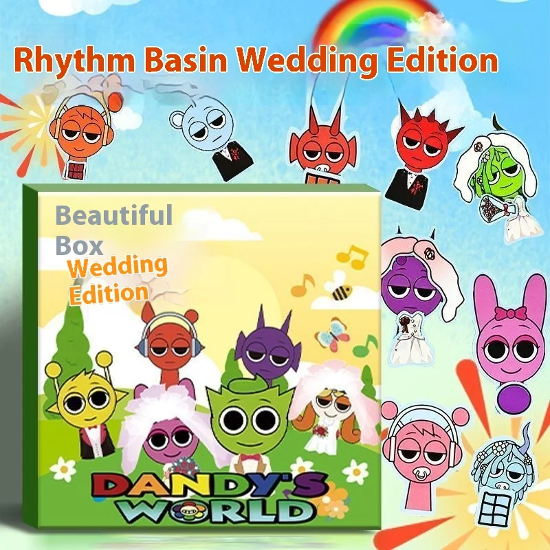 

Rhythm Box Magnetic Attraction Quiet Toys For Children Cutting And Changing Diy Puzzle Handmade Stickers Sweet Wedding