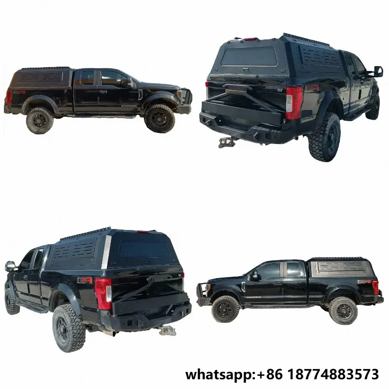4x4 Road Pickup Truck Hard Top Canopy for F250  5.5 FT Aluminum Alloy Turck Topper
