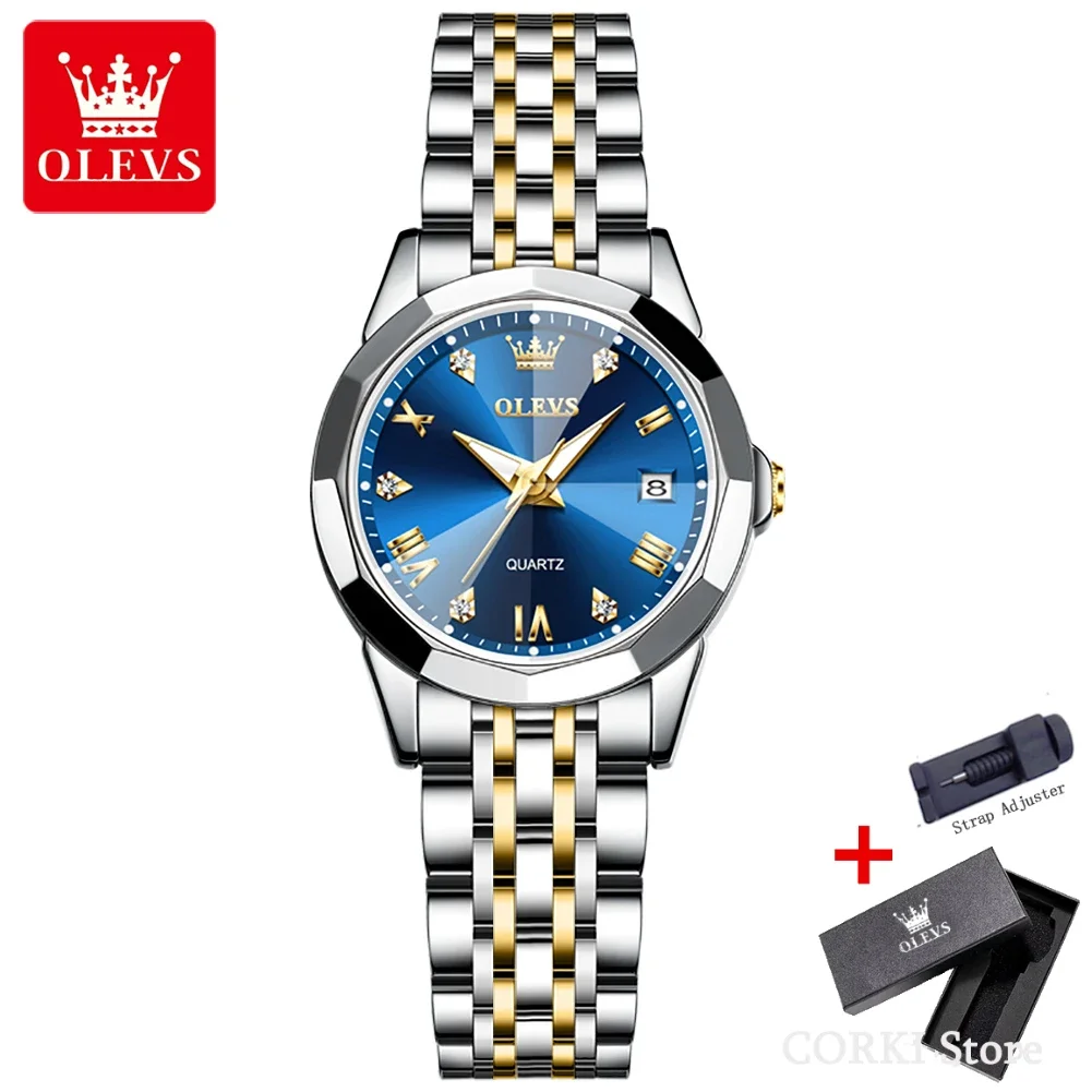 gold silver blue box