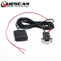 3.3V-5V RS-232 Serial GPS Receiver RS232 DB9 with power cable for Yaesu FT991A,NMEA0183 GPS+GLONASS dual-mode