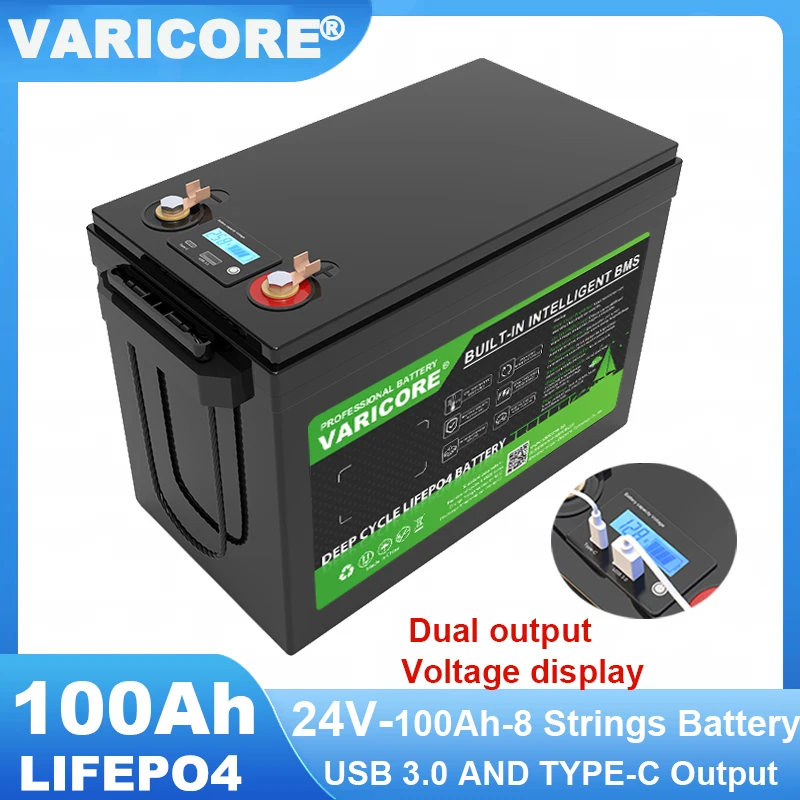 VariCore 12 فولت/24 فولت/48 فولت 310ah 280ah 180Ah 150AH 100ah LiFePO4 بطارية 12.8 فولت ليثيوم فوسفات الحديد لعربة جولف RV الرياح الشمسية #2