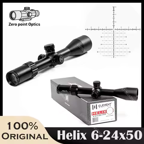 ELEMENT Helix 6-24x50 Optics FFP First Focal Plane Riflescope w/ Zerostop 30mm Tube APR-2D MRAD Reticle Rifle Scope Sight Luneta