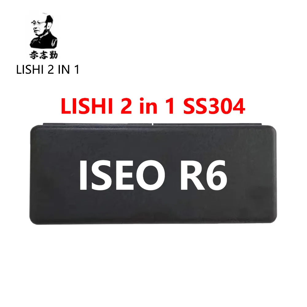 Lishi Style 2in1 FOR ISEO R6 TOOLS FOR LISHI SS304 2IN1