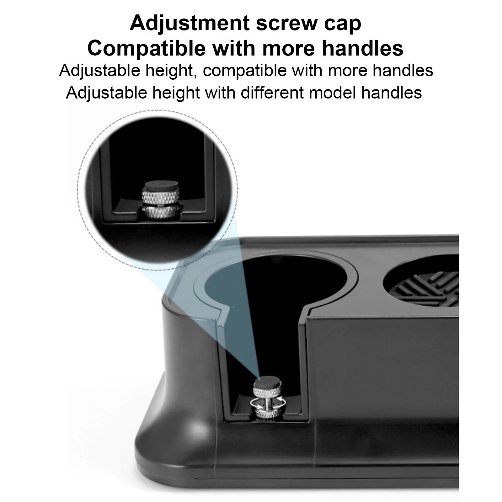 51/53/58mm Universal Coffee Tamper Station macchina per caffè Espresso supporto per pressa per polvere Base di stoccaggio regolabile in altezza per la casa