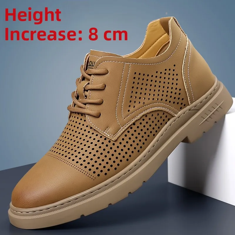 sandales-d'ete-decontractees-pour-hommes-en-cuir-veritable-ajourees-et-respirantes-style-affaires-avec-talon-en-caoutchouc-rehaussant-de-8-cm