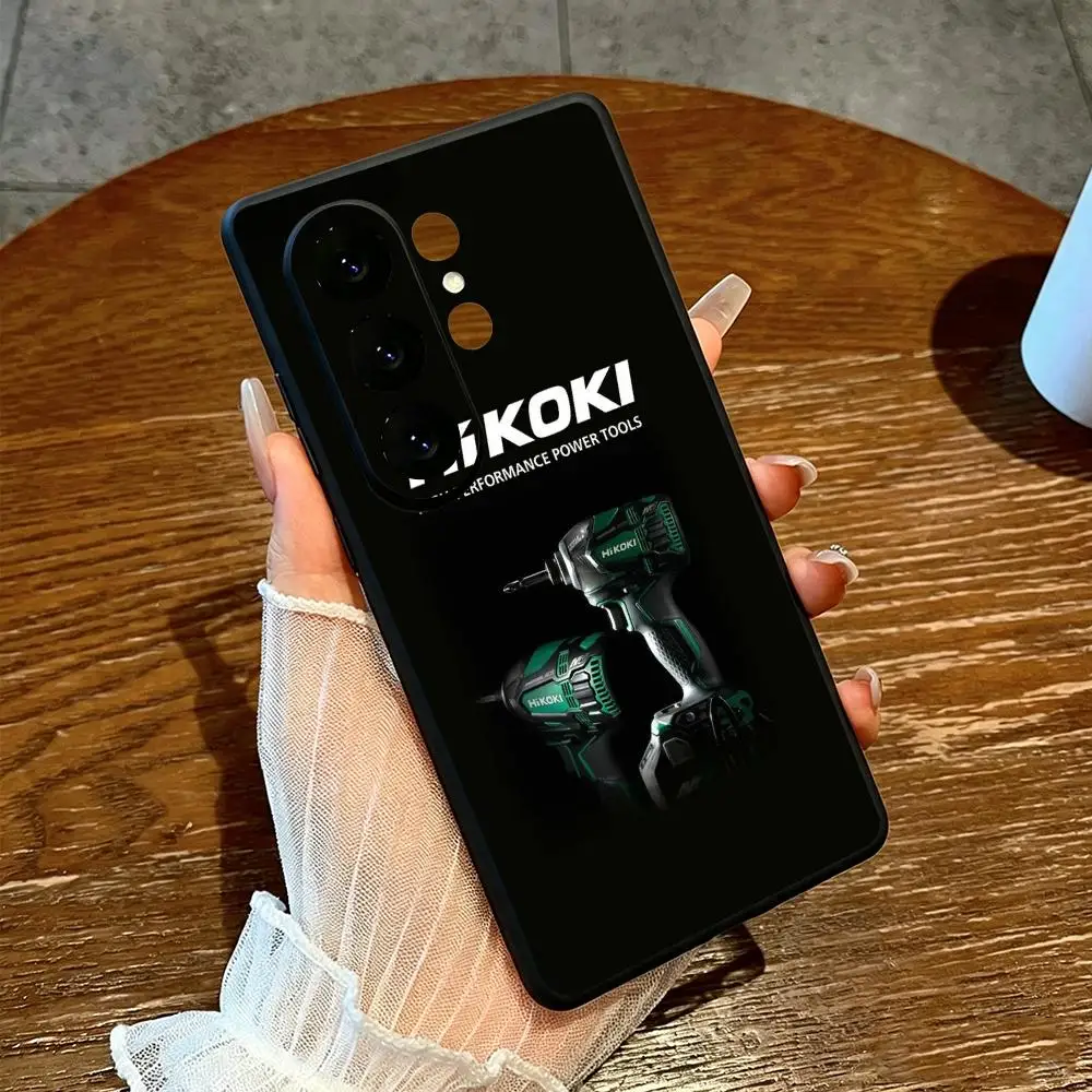 HiKOKI Phone Case For Samsung Galaxy S26 S25 S24 S23 S22 S21 Plus Ultra Fold A Soft Black