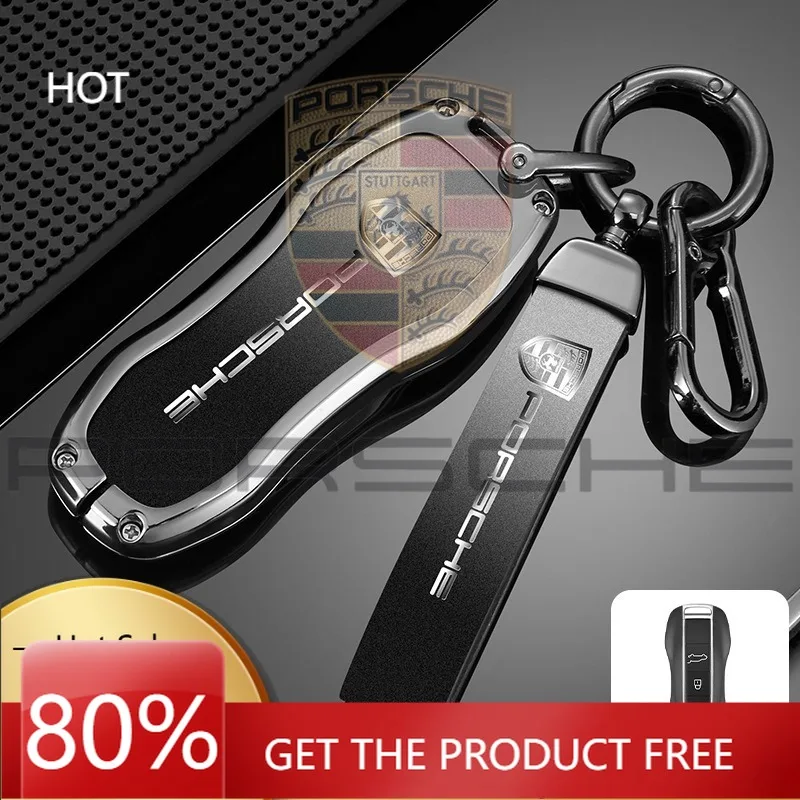 

Чехол-накладка из цинкового сплава для ключей Porsche: защитный корпус для смарт-ключа, аксессуары для Porsche 911, 718, Panamera, Macan, Cayenne