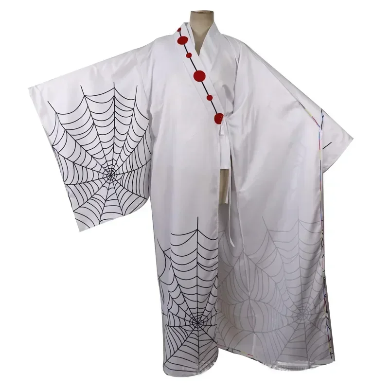 Rui Cosplay Anime Dämonen töter Spinne Oi Ayaki Rui Cosplay Kostüm Perücke Tattoo Aufkleber Kimono Halloween Kostüme für Frauen Männer