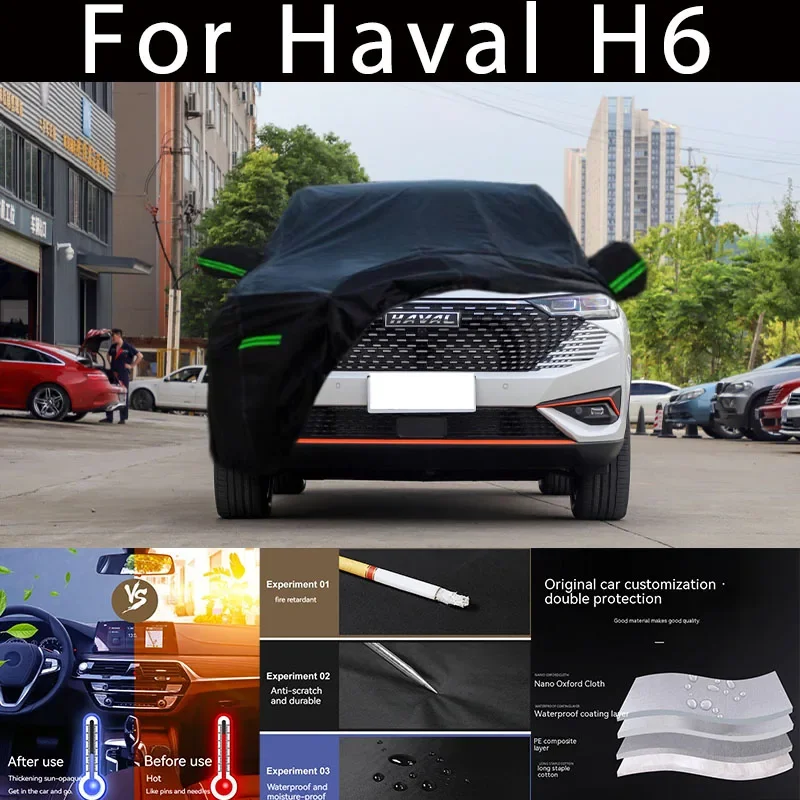 

For Haval H6 Outdoor Protection Full Car Covers Snow Cover Sunshade Waterproof Dustproof Exterior Car accessories