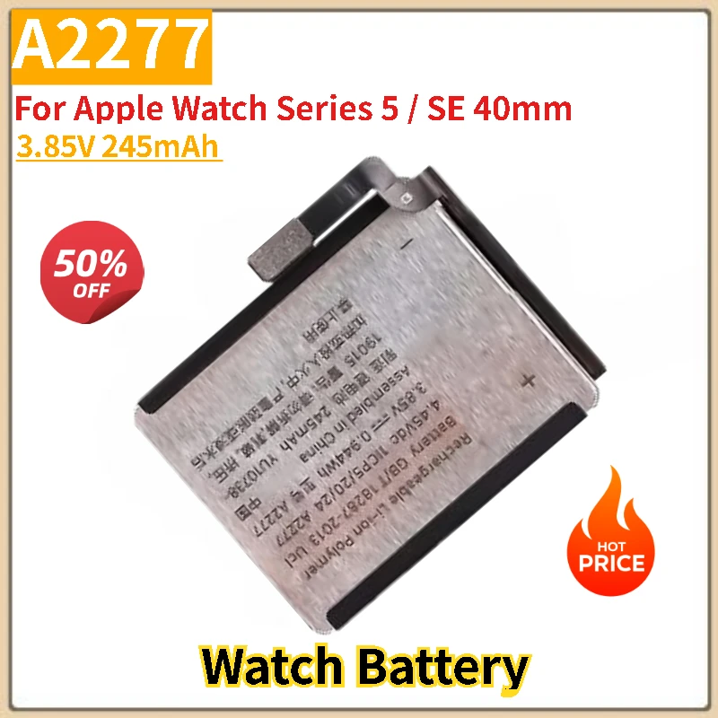 

A2277 Battery 3.85V 245mAh For Apple Watch Series 5 / SE 40mm Brand-New, 0 Cycles,High Quality