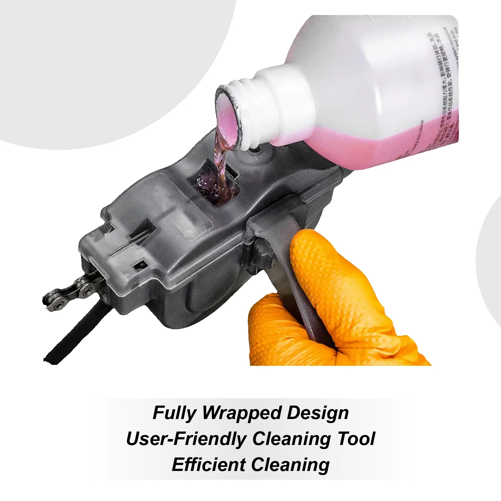 

Motorcycle Chain Brush Chain Washer Tool Motorcycle Bicycles Bike Gear Care Maintenance Scrubber Tool Brush Washer For Men Women