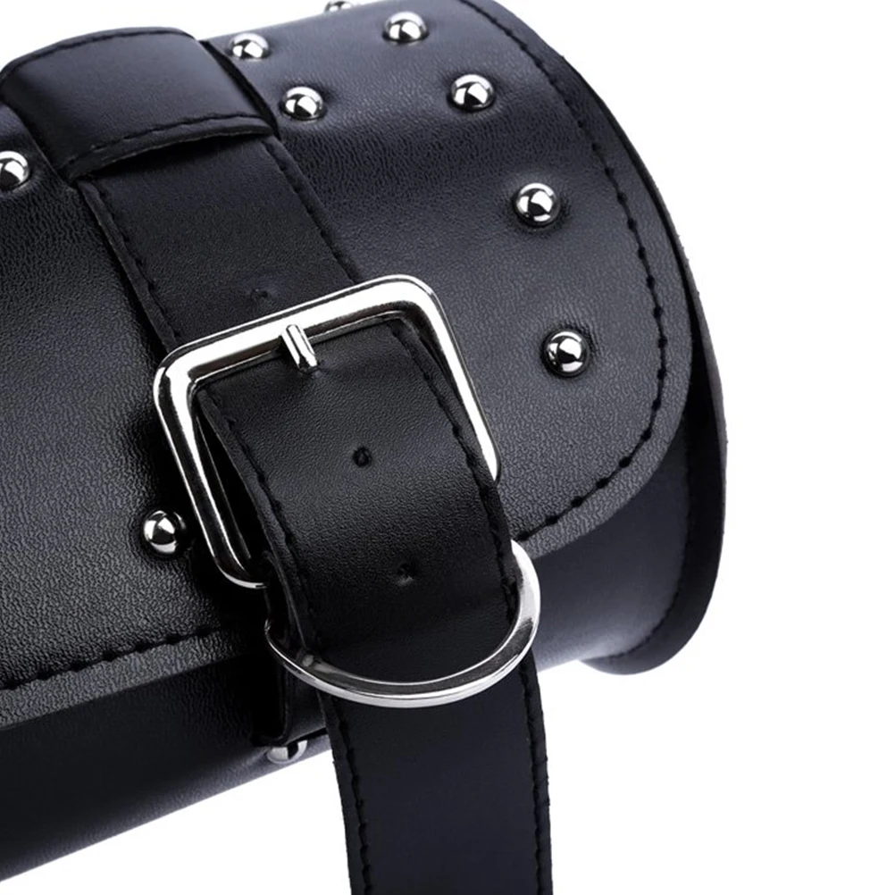 

Motorcycle Fork Bag Pu Waterproof Storage Bag For Tools Cellphone Accessories Compatible With Honda Bikes