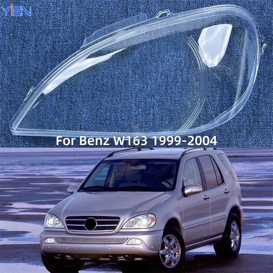 For Mercedes Benz W163 ML320 ML350 ML500 1999 2000 2001 2002 2003 2004 Car Interior Spare Parts Lampshade Caps Headlights Cover